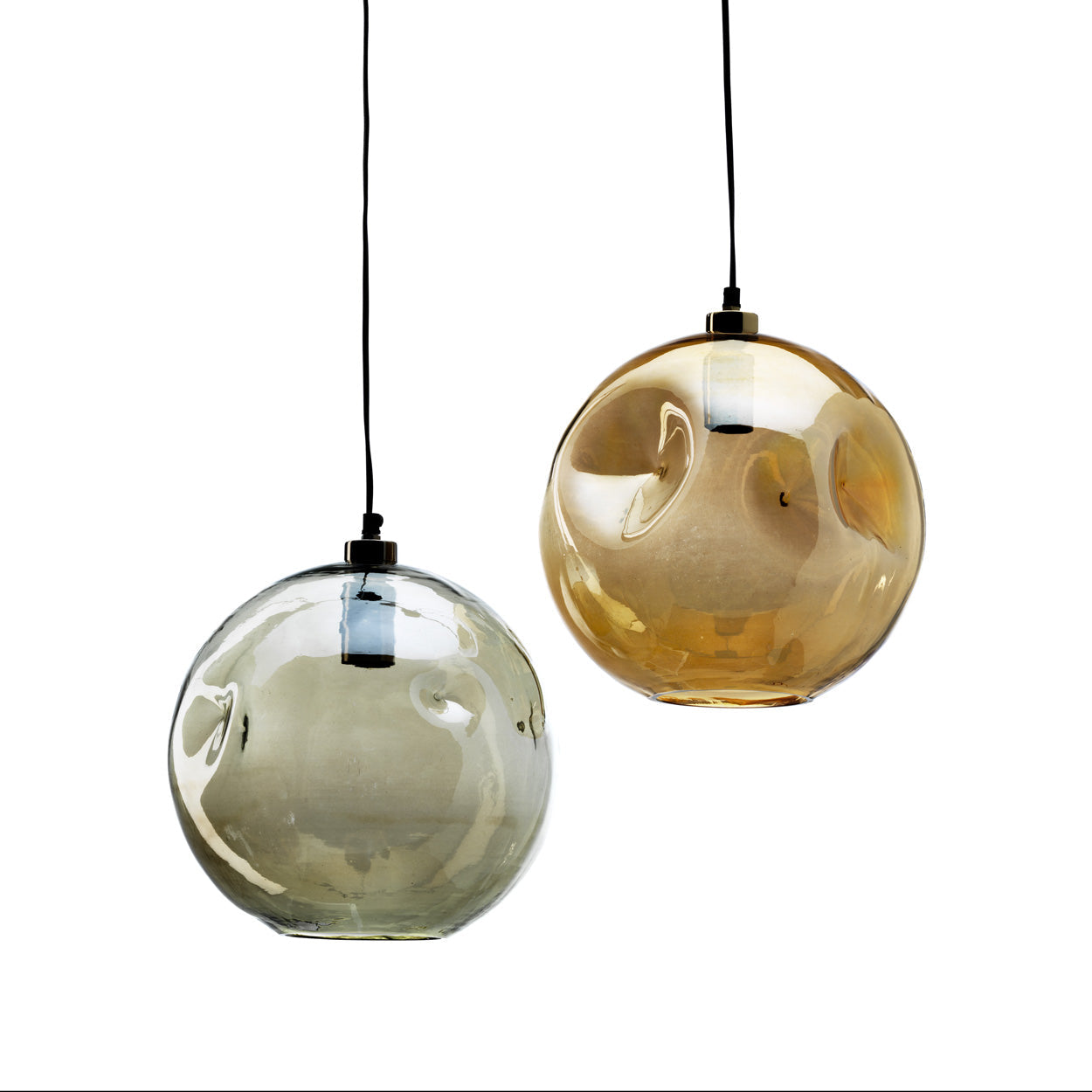 De Bubbella-hanglamp - lichtgoud