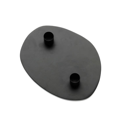 De Glowpad Kaarsenhouder - Zwart - M