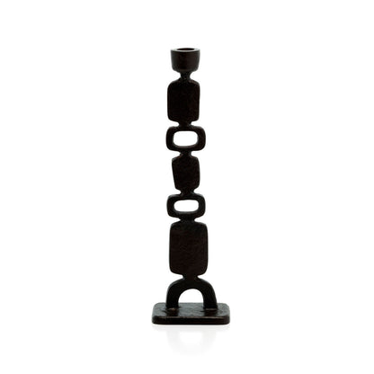 De Totemo kaarsenhouder - Zwart - L