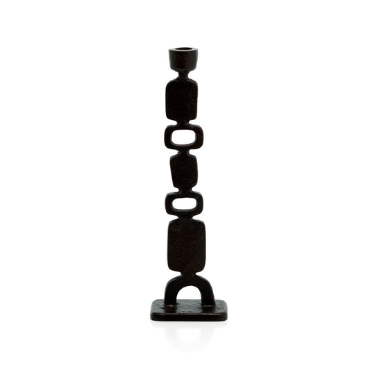 De Totemo kaarsenhouder - Zwart - L