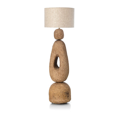 De Lampatha Christie vloerlamp - modder - XL