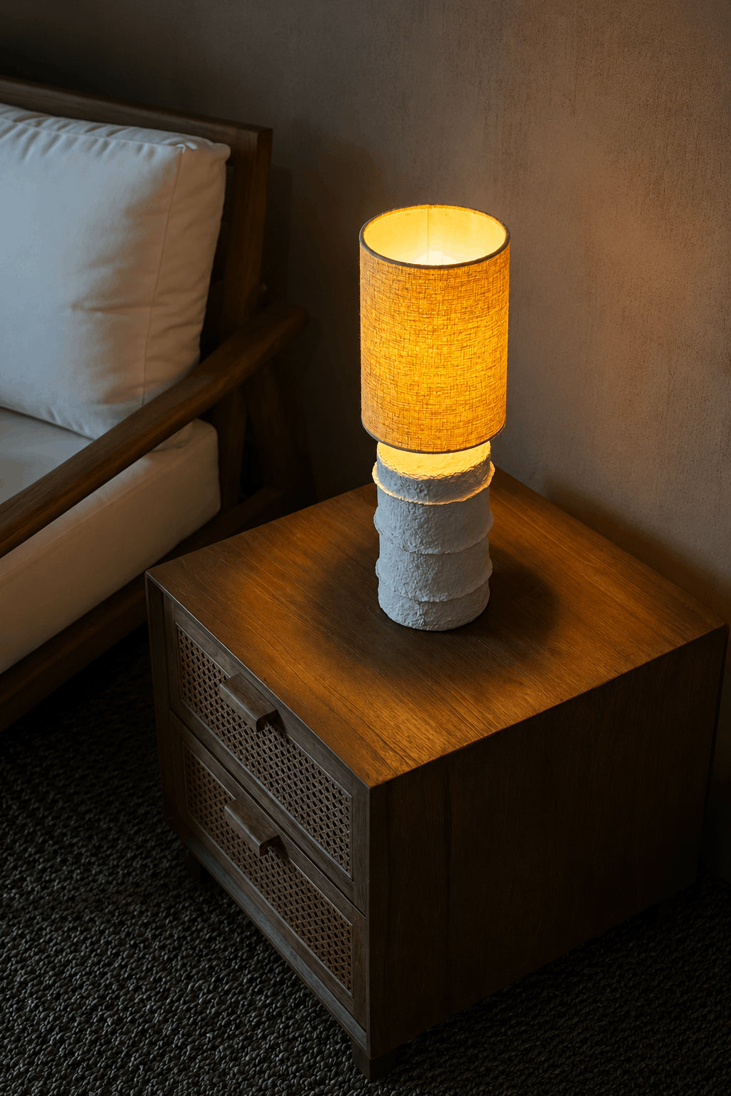De Contour tafellamp - wit - S