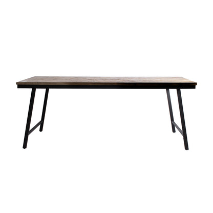 De visgraat consoletafel - naturel