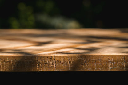 De visgraat consoletafel - naturel