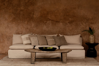 The Linen Edit Kussenhoes - Naturel