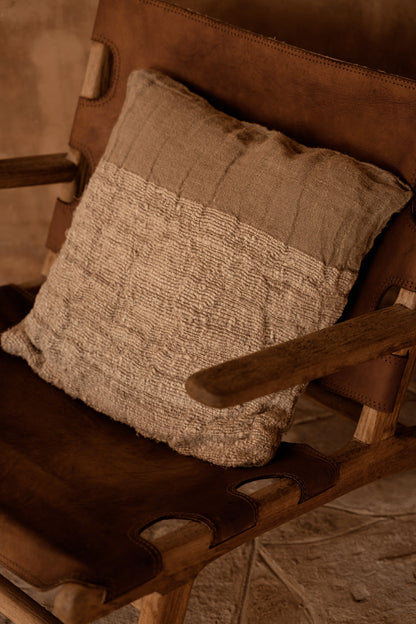 The Linen Edit Kussenhoes - Naturel