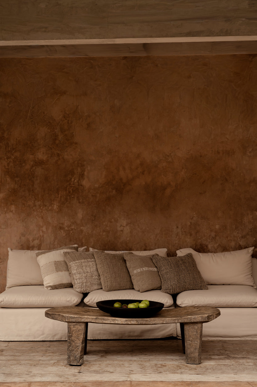 The Linen Edit Kussenhoes - Naturel