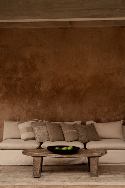 The Linen Edit Kussenhoes - Naturel
