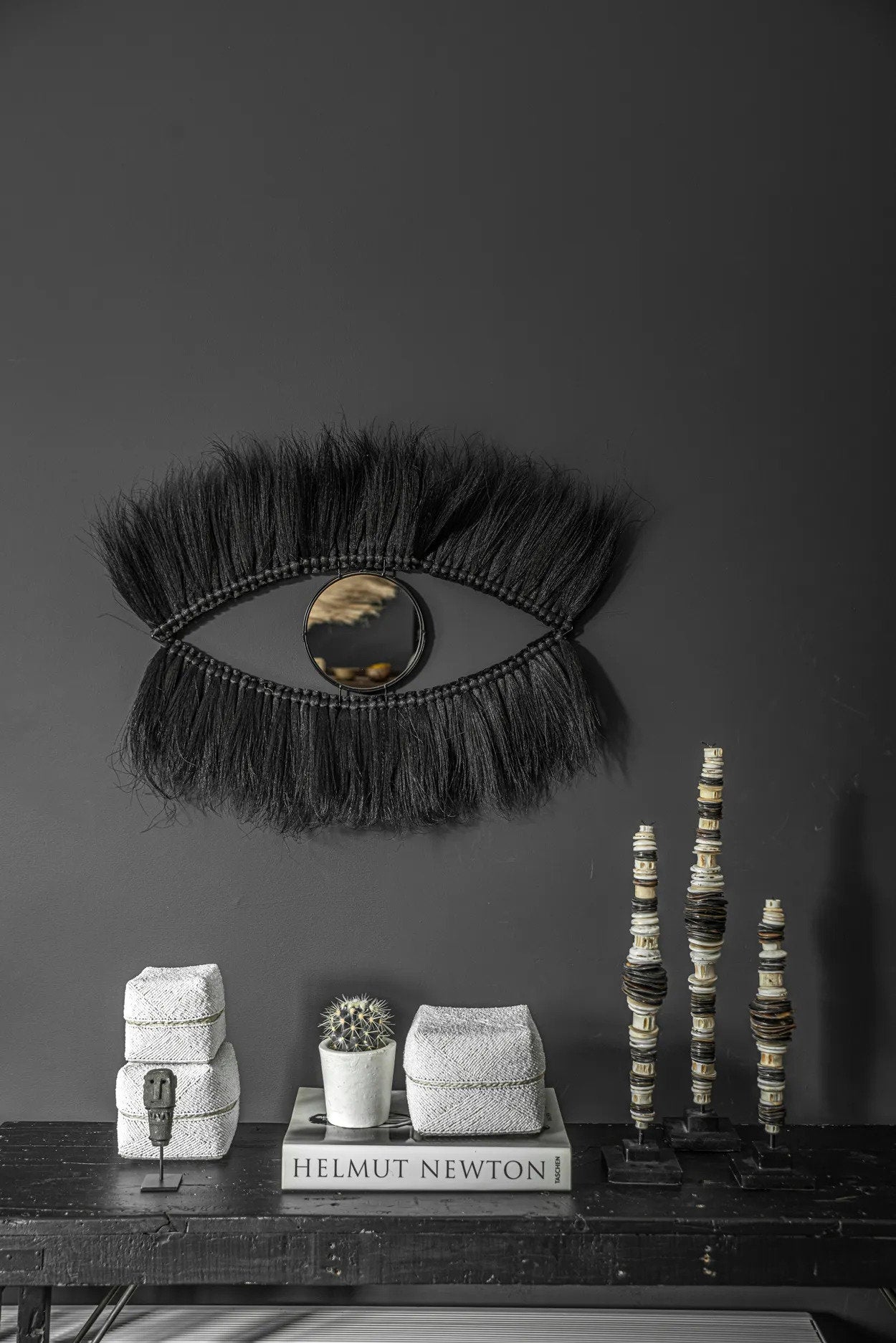 De Black Eye Mirror - Zwart