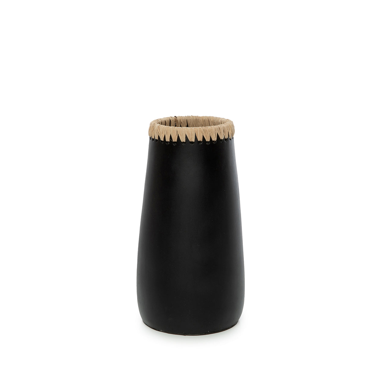 De Stiekeme Vaas - Zwart Naturel - M