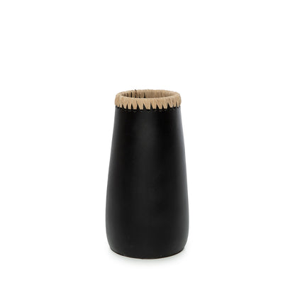 De Stiekeme Vaas - Zwart Naturel - M