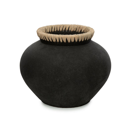 The Styly Vaas - Zwart/Naturel - L