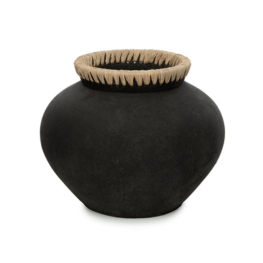 The Styly Vaas - Zwart/Naturel - L