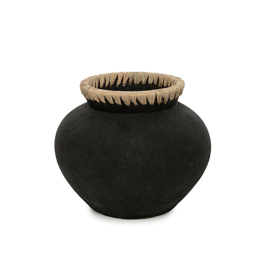 De Styly Vaas - Zwart Naturel - M