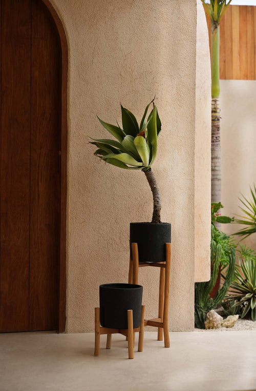 De Antraciet High - Zwart/Naturel - L