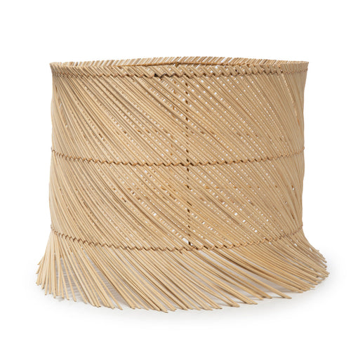 De rotan tafellampenkap - naturel