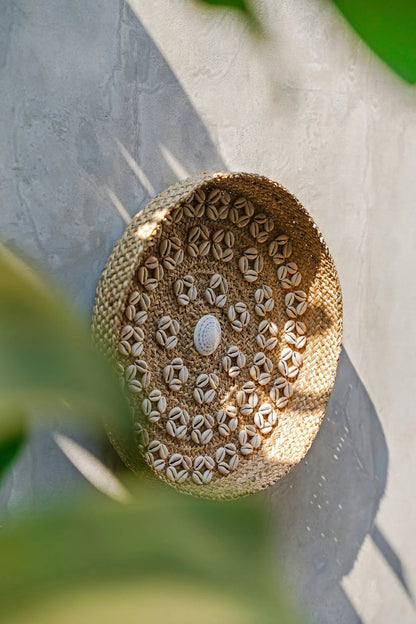 De Caribe Schelpenbord - Natuurlijk Wit - M