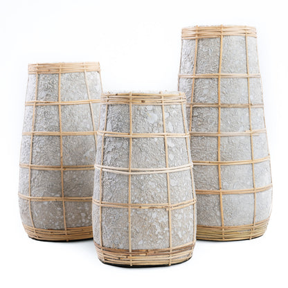 De Cutie-vaas - beton naturel - L
