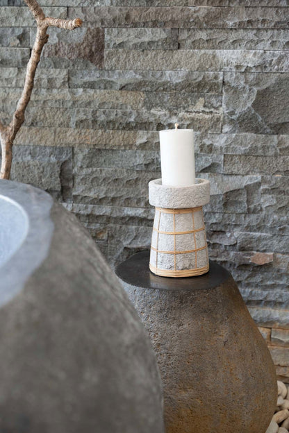De Serene Kandelaar - Beton naturel - L