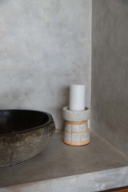 De Serene Kandelaar - Beton naturel - L