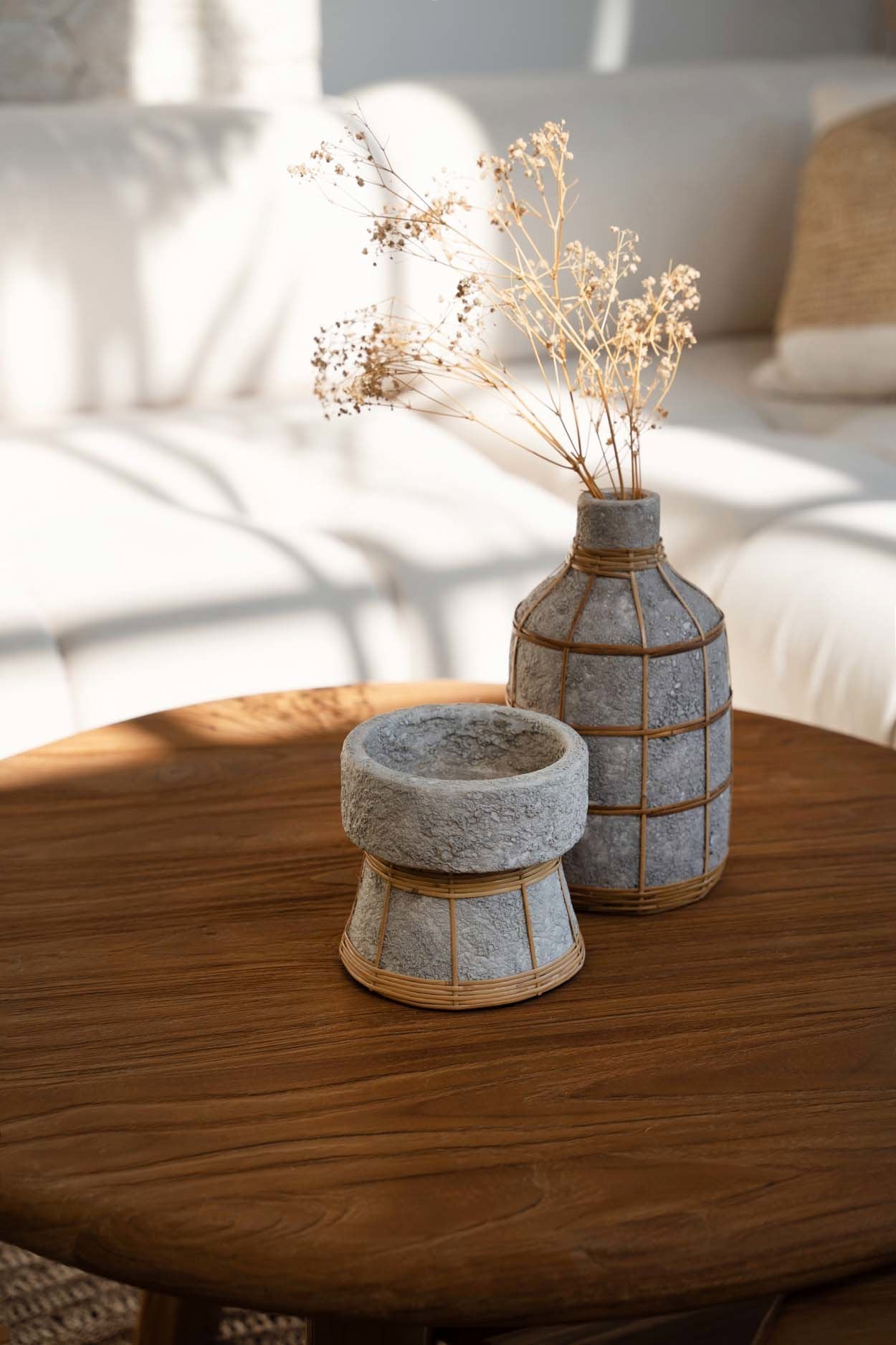The Whoopy Vaas - Beton Naturel - L