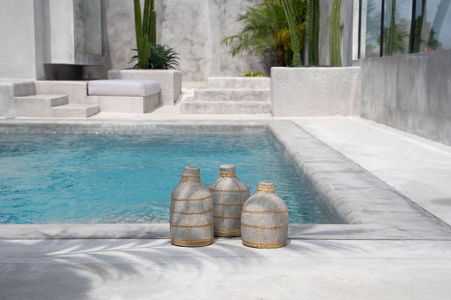 De Whoopy-vaas - beton naturel - M