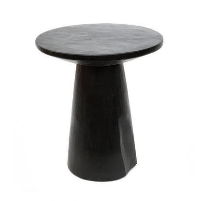 De Timber Conic bijzettafel - zwart - 50