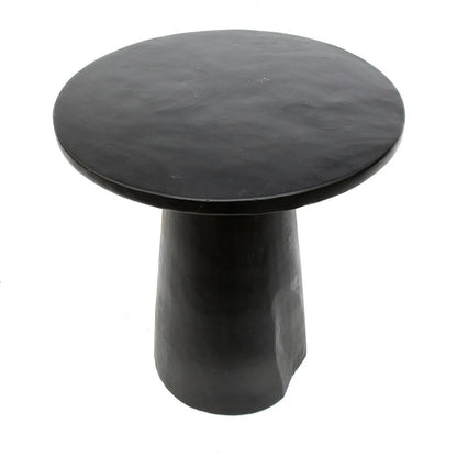 De Timber Conic bijzettafel - zwart - 50