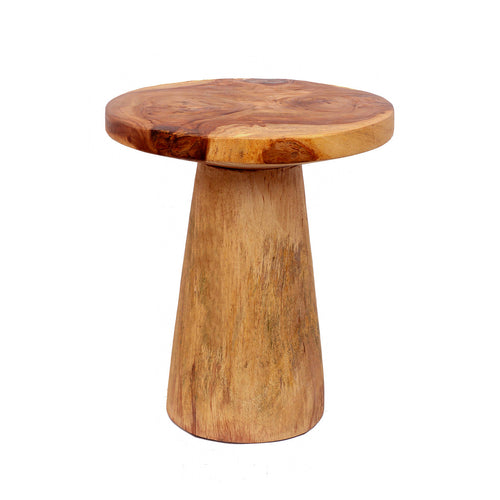 De Timber Conic bijzettafel - Naturel - 50