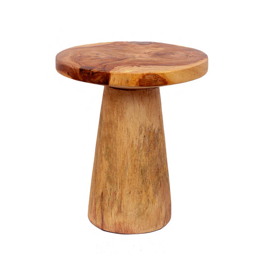 De Timber Conic bijzettafel - Naturel - 50