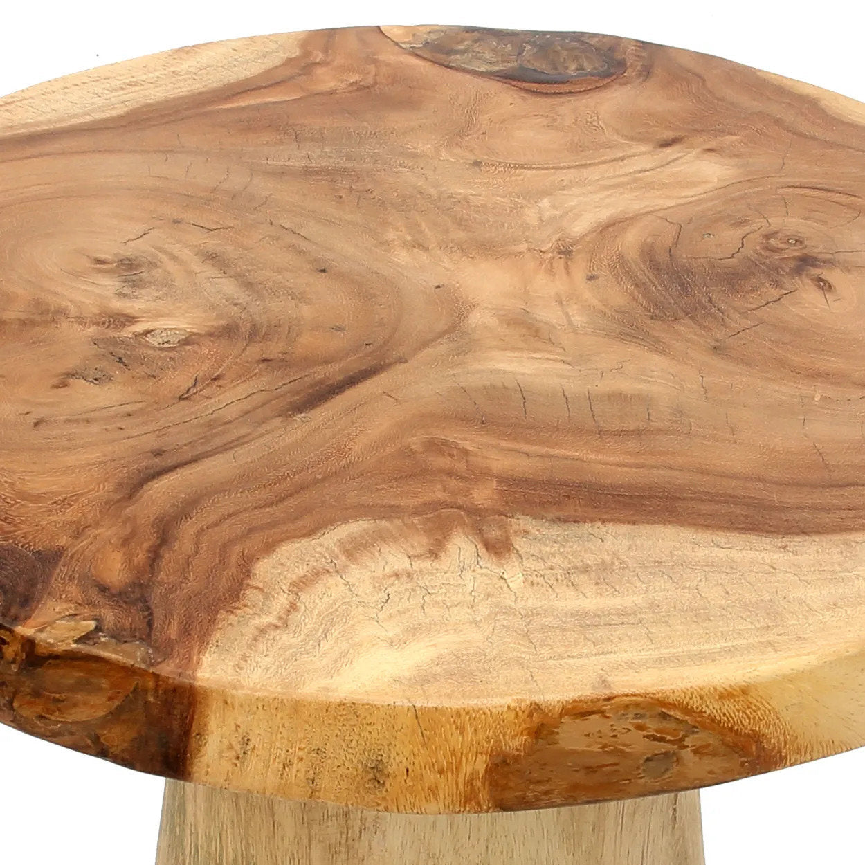 De Timber Conic bijzettafel - Naturel - 50