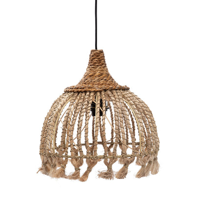 De Abaca-kwast hanglamp - naturel - S