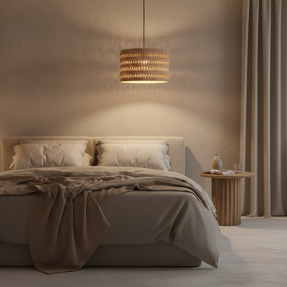 Herba hanglamp van zeegras - Ø 40 x 25 cm