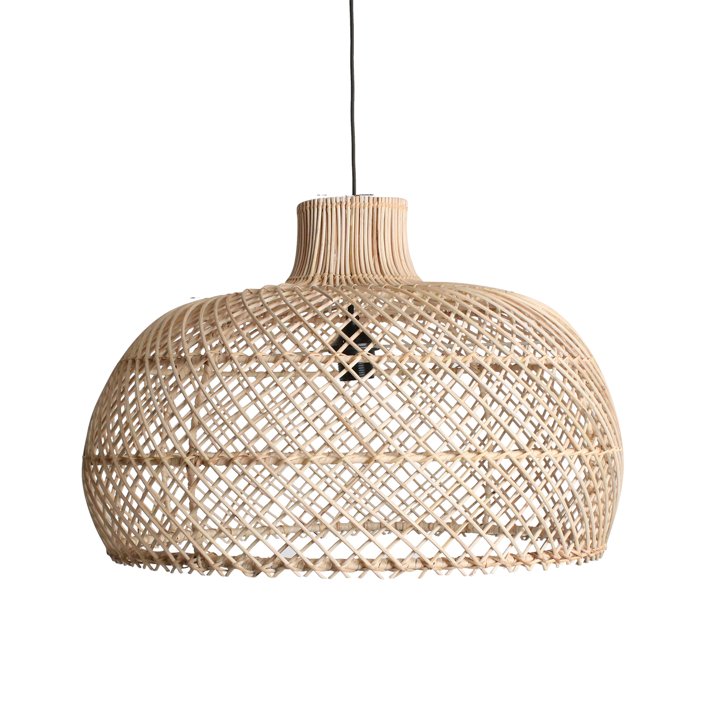 Maze rotan hanglamp naturel