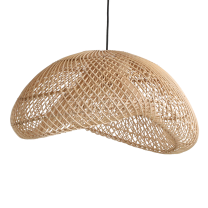 Maze rotan hanglamp organisch L - Ø 57 x 31 cm