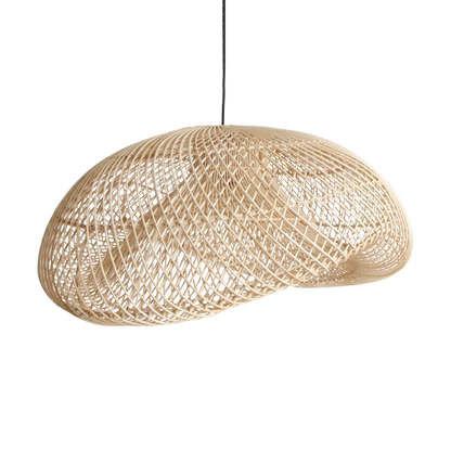 Maze rotan hanglamp organisch XL - Ø 75x31 cm