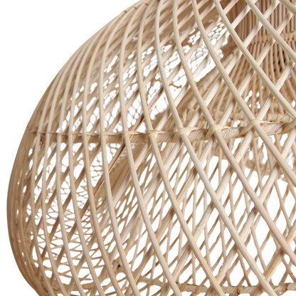 Maze rotan hanglamp organisch XL - Ø 75x31 cm