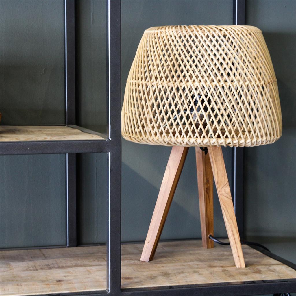 Maze rotan tafellamp