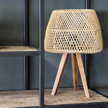 Maze rotan tafellamp