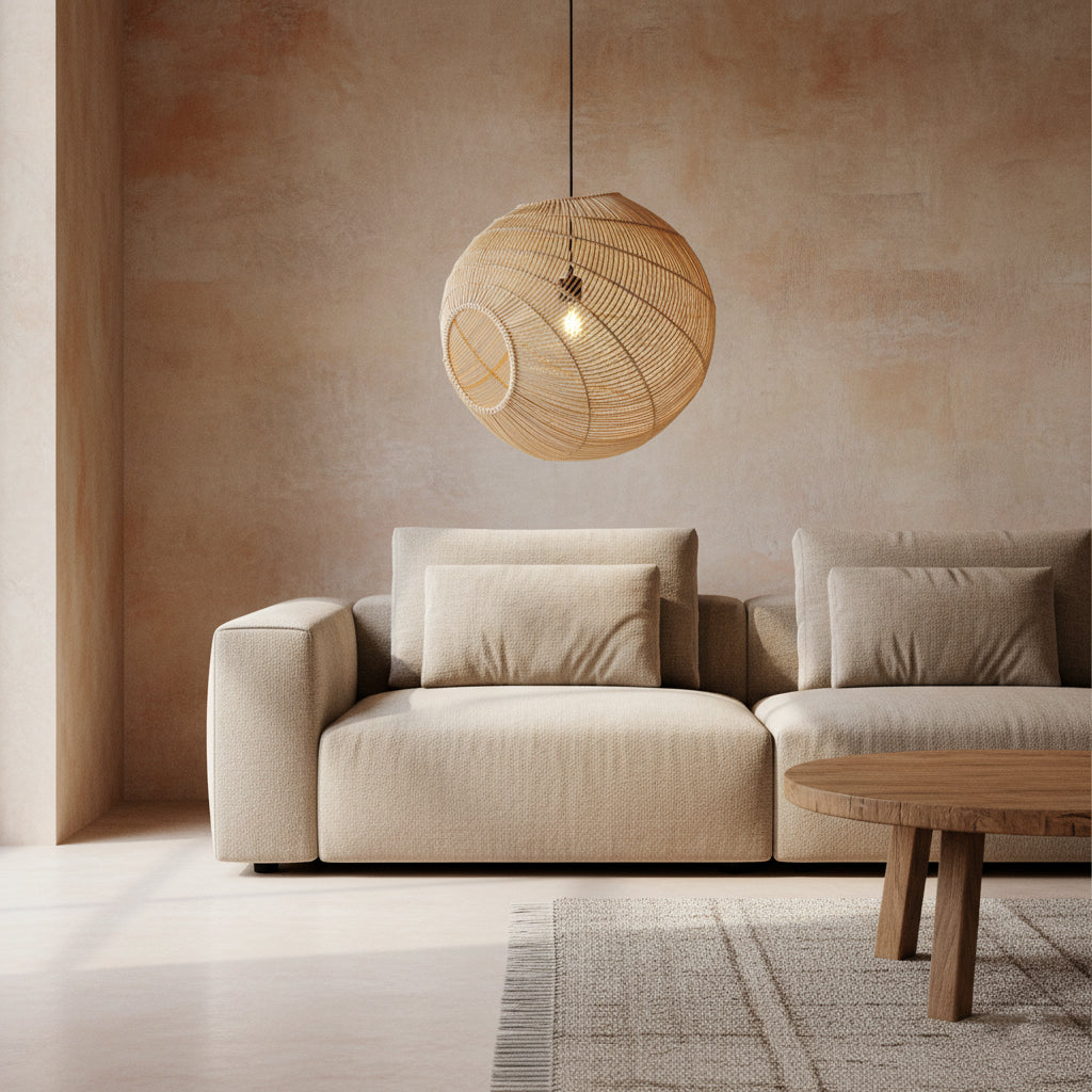 Luna rotan hanglamp Sphere - 50x52x50 cm