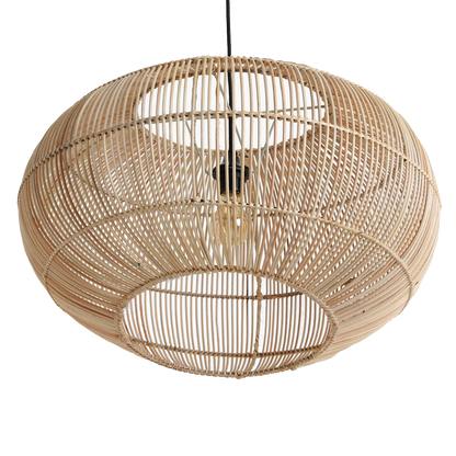 Luna rotan hanglamp Orbit - Ø 62 x 37 cm
