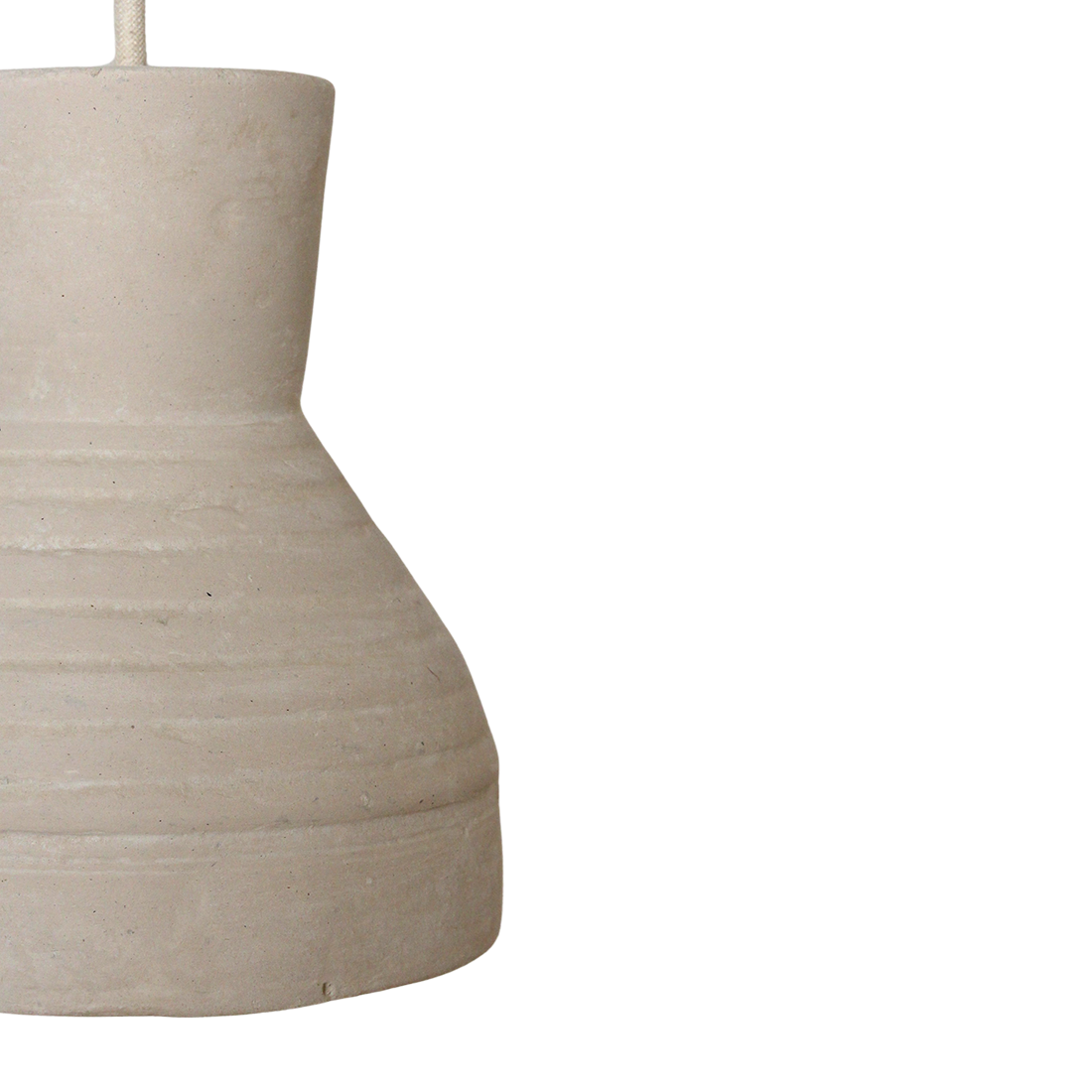 Krijt hanglamp Sukkur - 15x15x17,5 cm