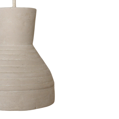 Krijt hanglamp Sukkur - 15x15x17,5 cm