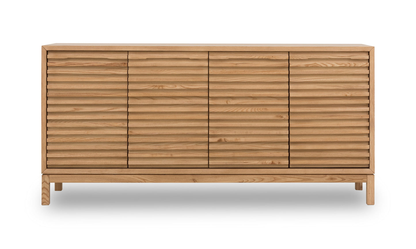 Tanner vierdeurs dressoir in vlaskleur