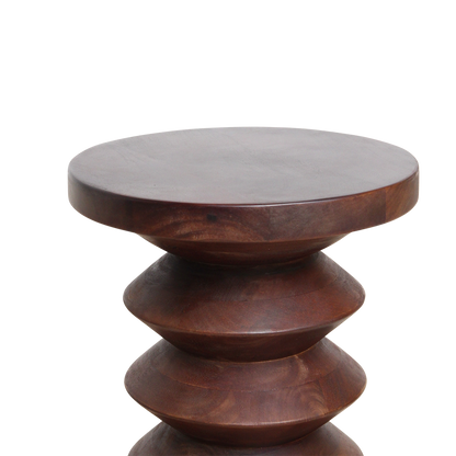 Pacific mangohouten kruk/bijzettafel Kiribati
