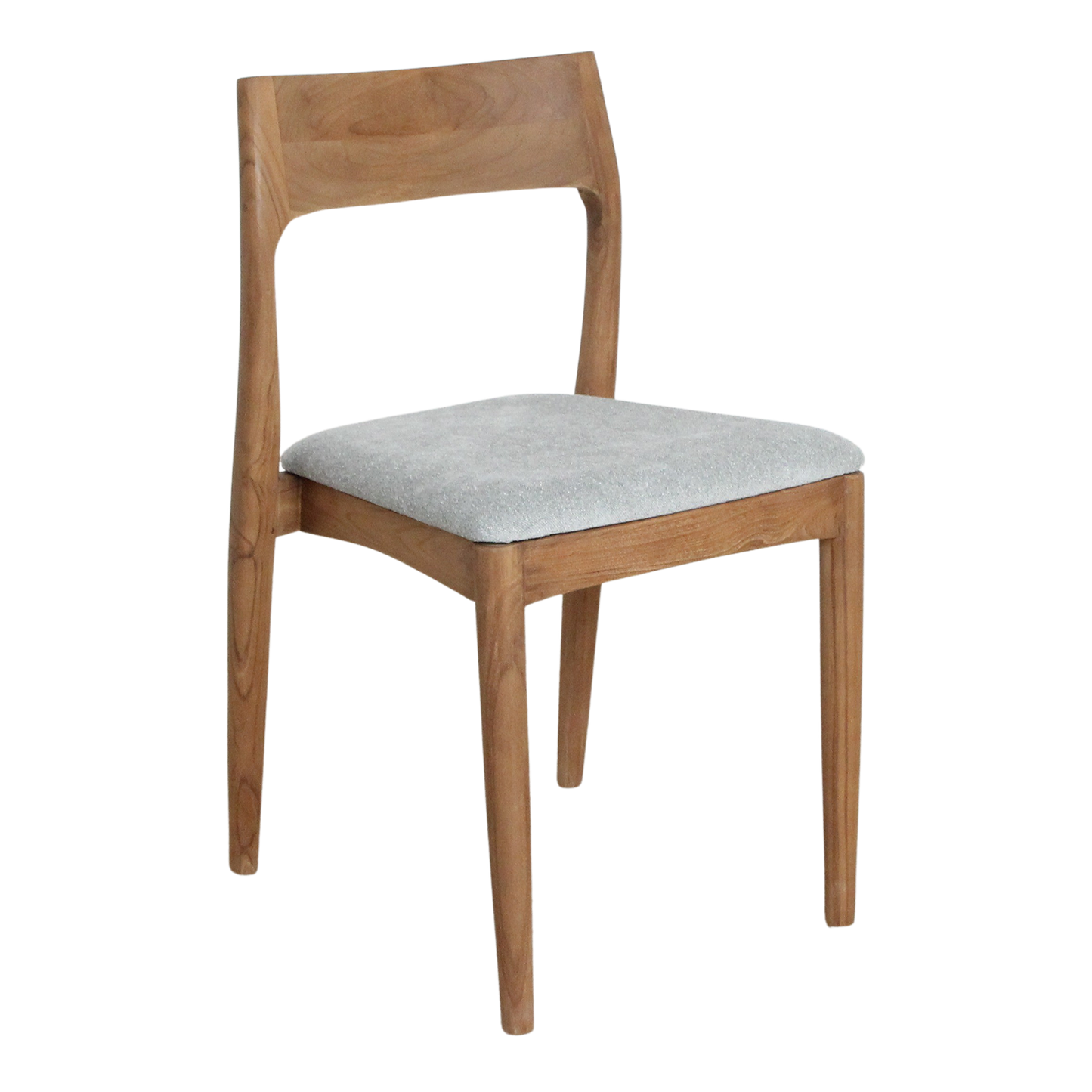 Freya teakhouten eetkamerstoelen lichtgroen (set van 2)