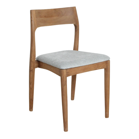 Freya teakhouten eetkamerstoelen lichtgroen (set van 2)