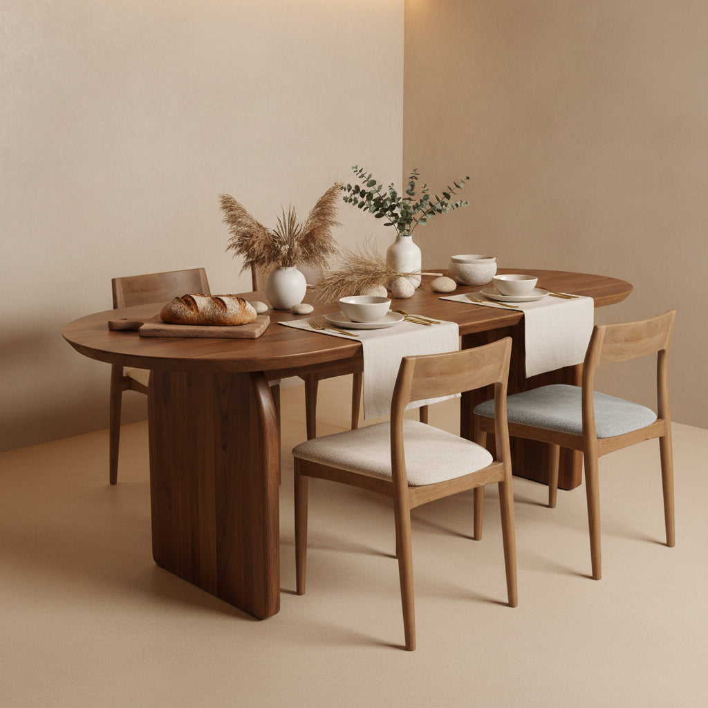 Freya teakhouten eetkamerstoelen lichtgroen (set van 2)