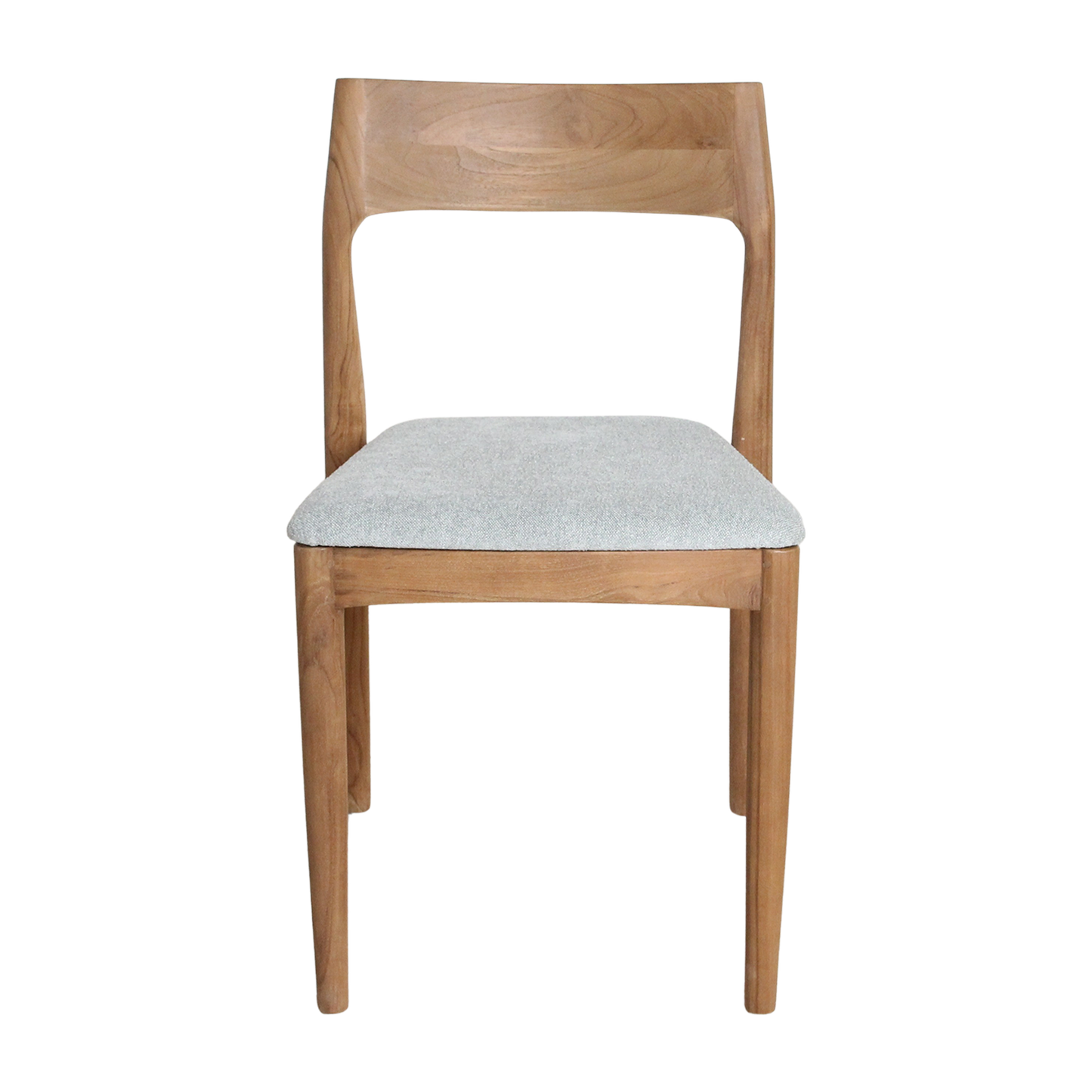 Freya teakhouten eetkamerstoelen lichtgroen (set van 2)