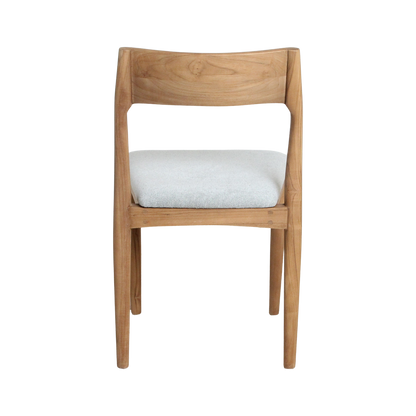 Freya teakhouten eetkamerstoelen lichtgroen (set van 2)